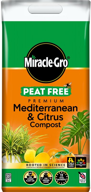 Miracle-Gro Miracle-Gro Peat Free Premium Mediterranean & Citrus Compost